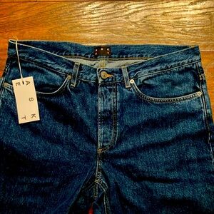 Asket men’s washed blue jeans — size 34x32, NWT, BRAND NEW